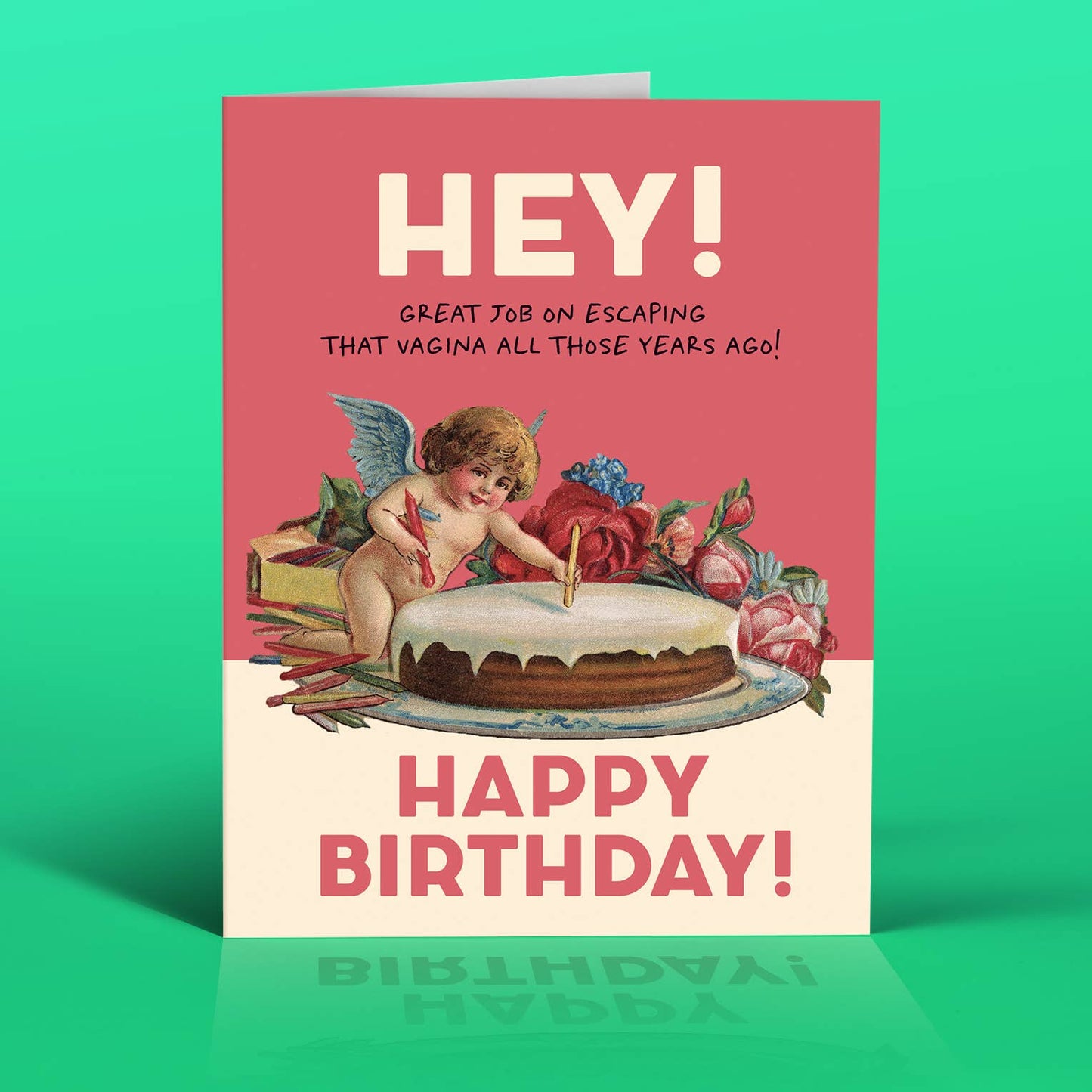 Escaped Birthday Card