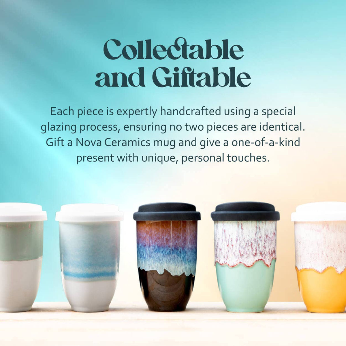 Emerald Green 12oz Ceramic Travel Mug