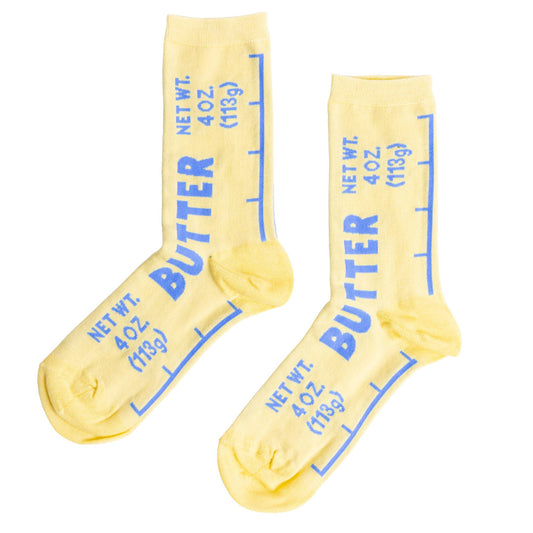 Butter Stick Crew Socks in Soft Combed Cotton