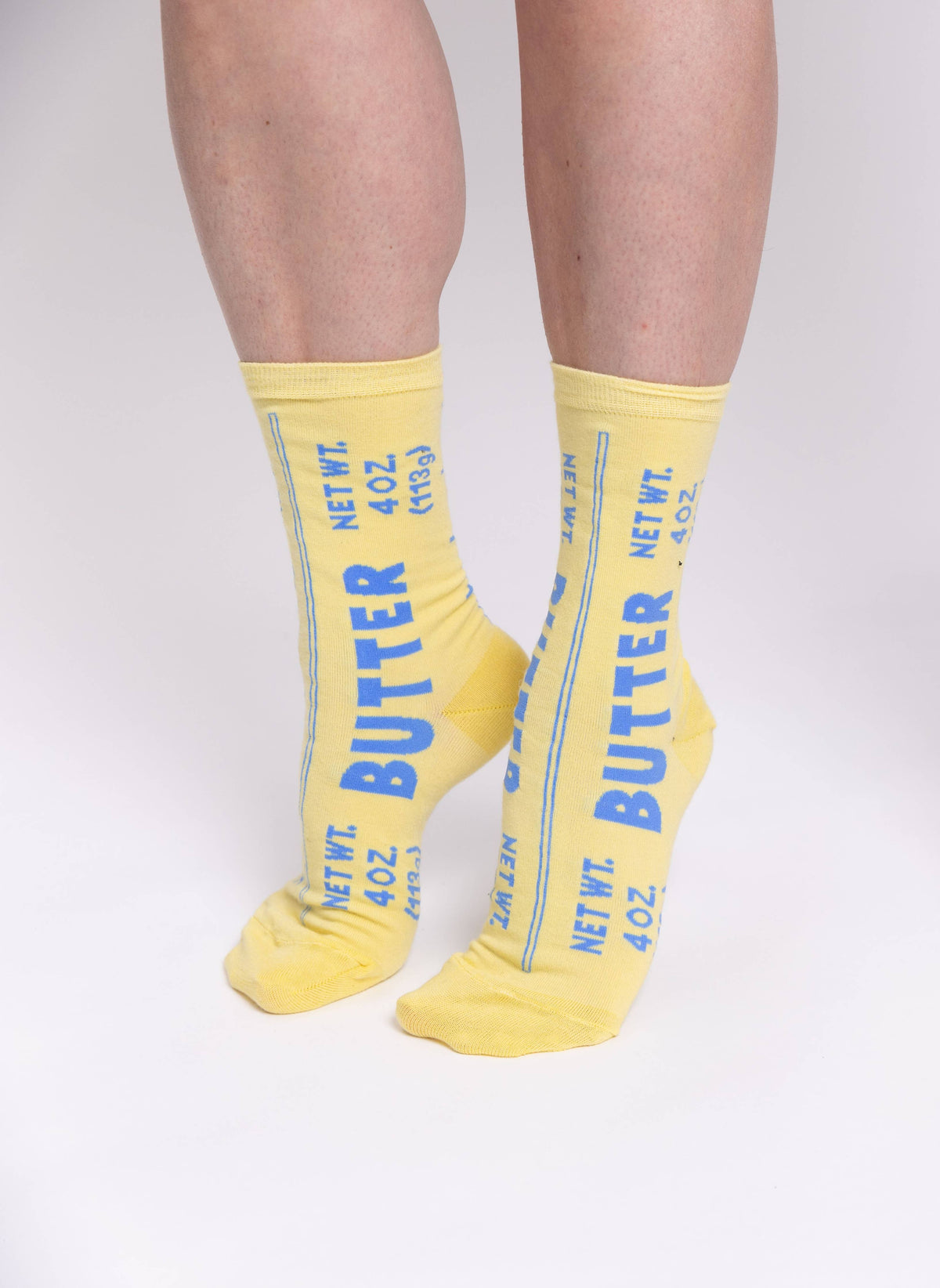 Butter Stick Crew Socks in Soft Combed Cotton