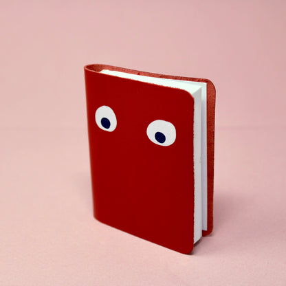 Googly Eye Mini Leather Notebook