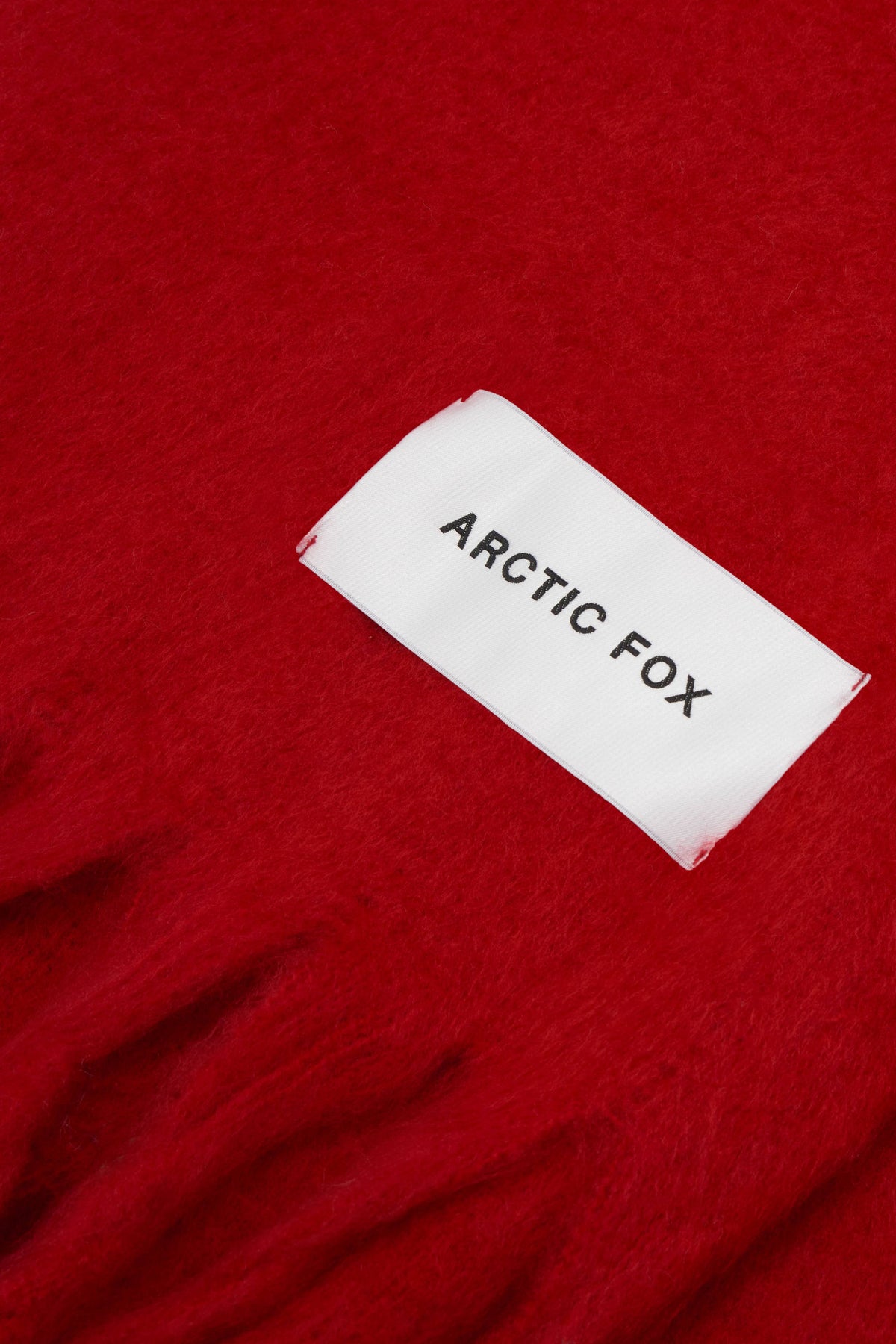 Crimson Red Stockholm Recycled Winter Scarf