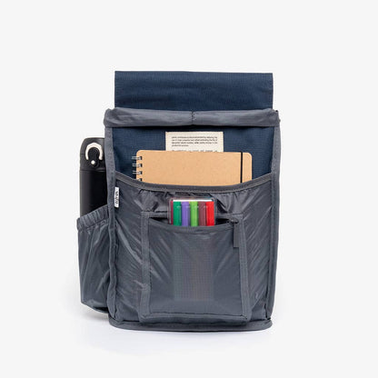 Recycled Mini Backpack, Navy