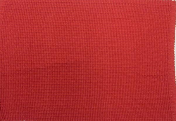 Tablemats Woven Homespun Solid Red Ochre