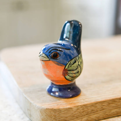 Hand Painted Ceramic Canary Toothpick Holder