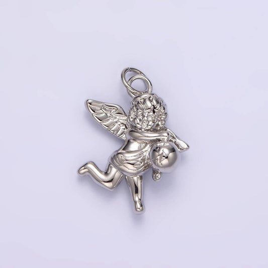 Silver Cherub Necklace