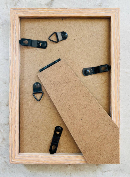 New Jersey Sea Glass Art – Handmade Watercolor & Sea Glass State Silhouette