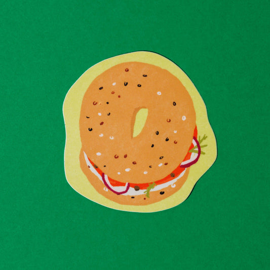Lox Bagel Vinyl Sticker