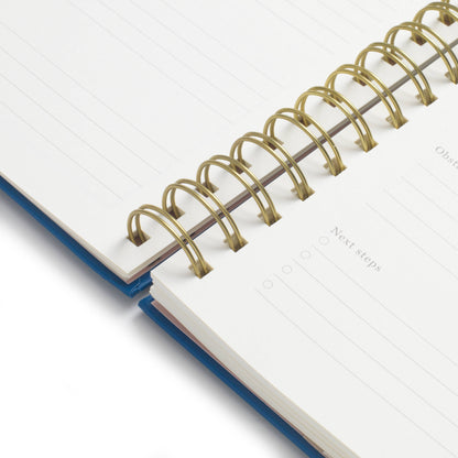 Bold Hardcover Spiral Undated Daily Planner