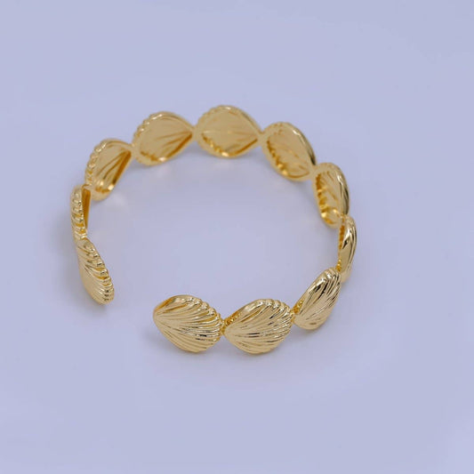 Clam Shell Cuff Bracelet