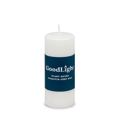 Unscented Natural Palm Wax Pillar Candles