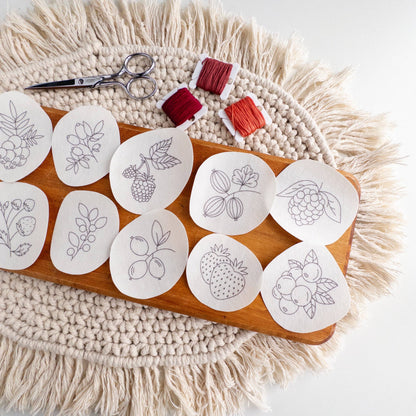 Berry Stick and Stitch Embroidery Patterns