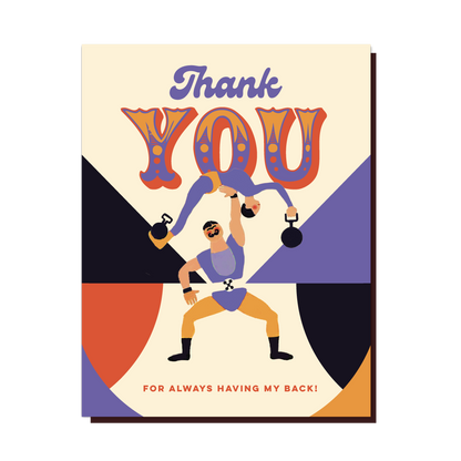 Circus Thank You Card