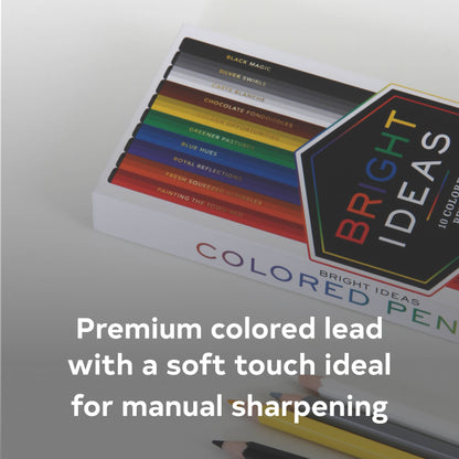 Bright Ideas Colored Pencil Set of 10 with Case