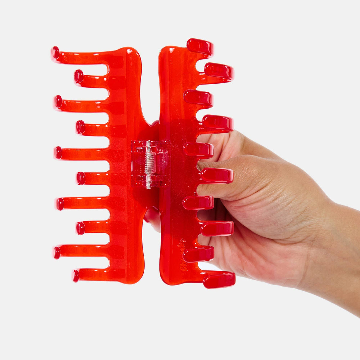 Large Double Tooth Acetate Hair Claw Clip