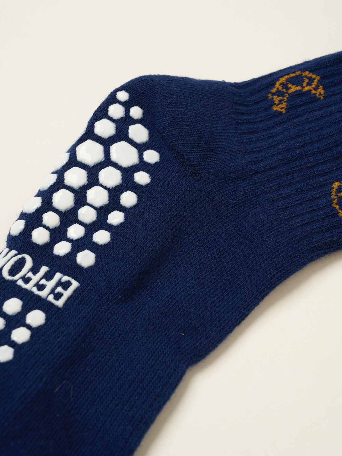 Croissant Ruffle Grip Socks Organic Cotton