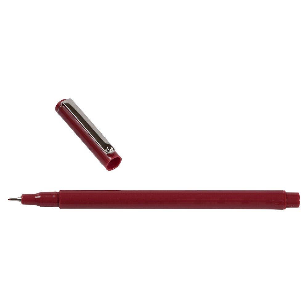 JAM Paper Le Pen Burgundy Ultra Fine Tip 2 Pack