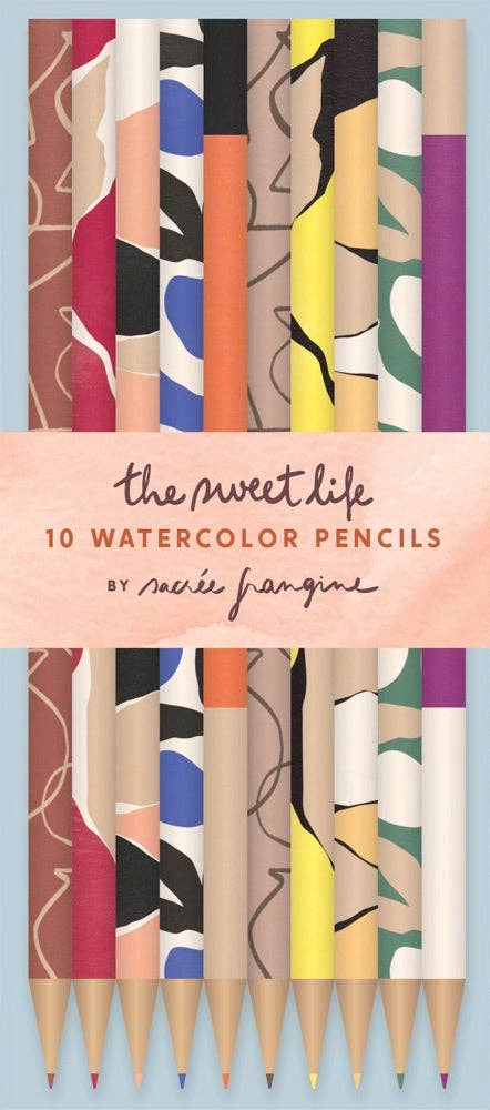 Sweet Life Watercolor Pencils Set of 10