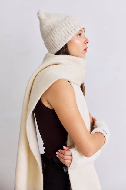 The Reykjavik Beanie Hat - Pebble Beige