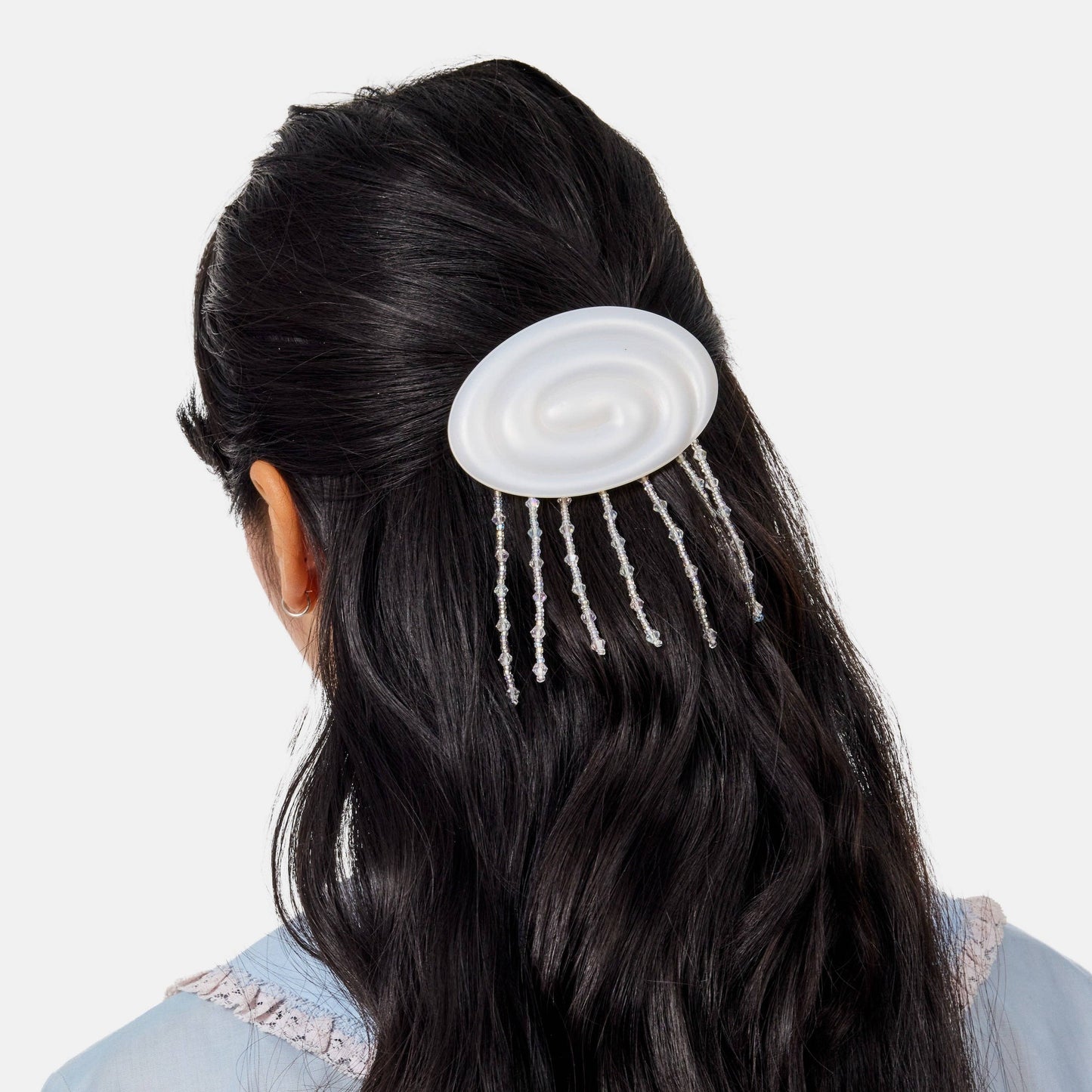 Jellyfish Swirl Acetate Hair Barrette