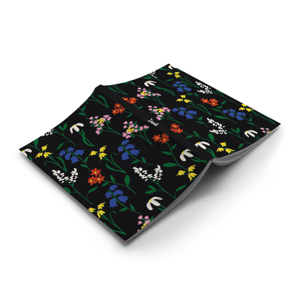 Midnight Garden Soft Touch Layflat Notebook