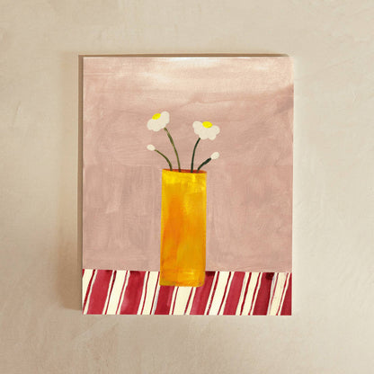 Modern Colorful Floral Vase Art