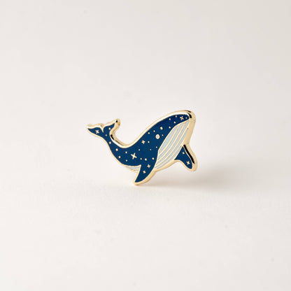 Blue Whale Hard Enamel Lapel Pin