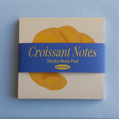 Croissant Sticky Notes