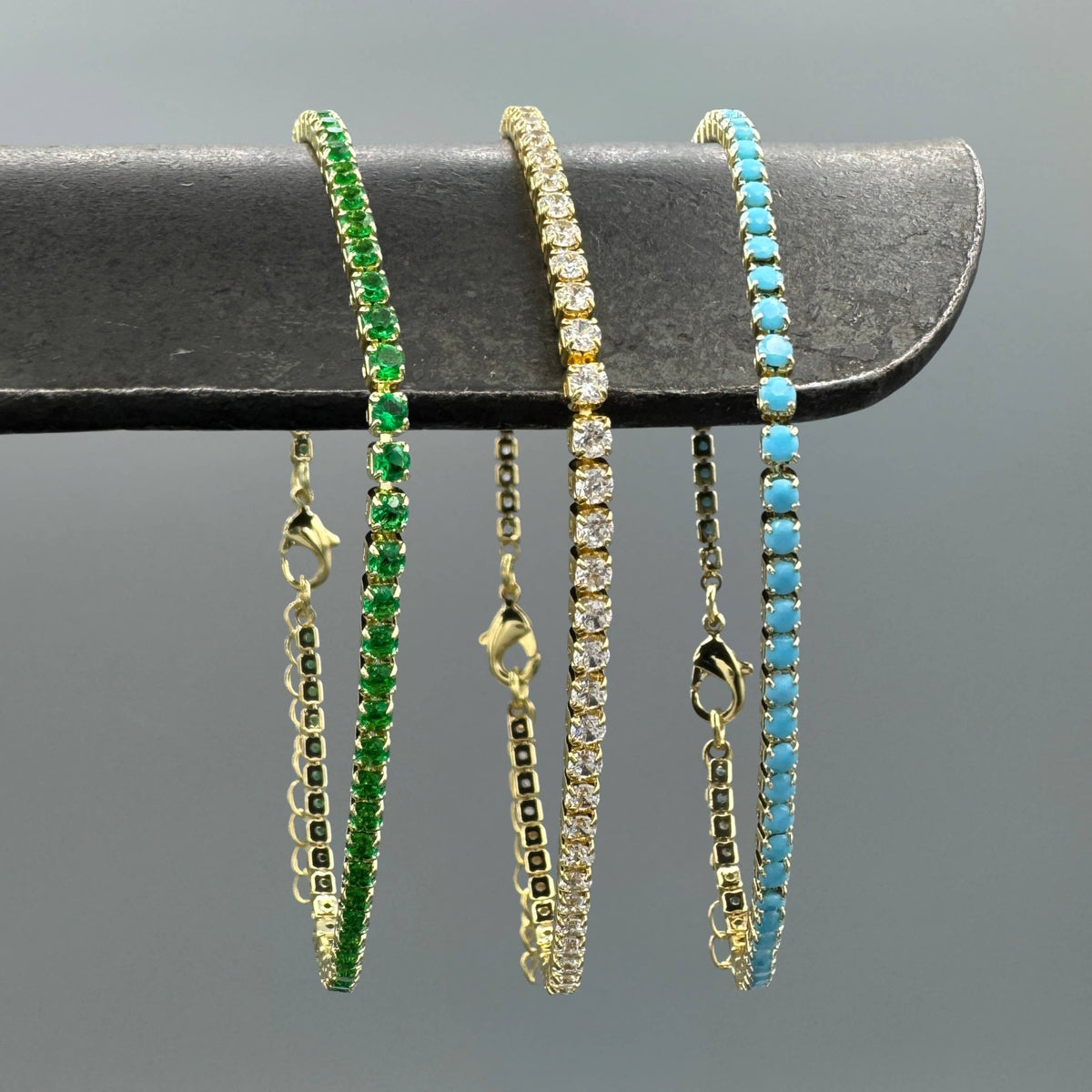 14k Gold Filled Mini CZ Tennis Bracelet
