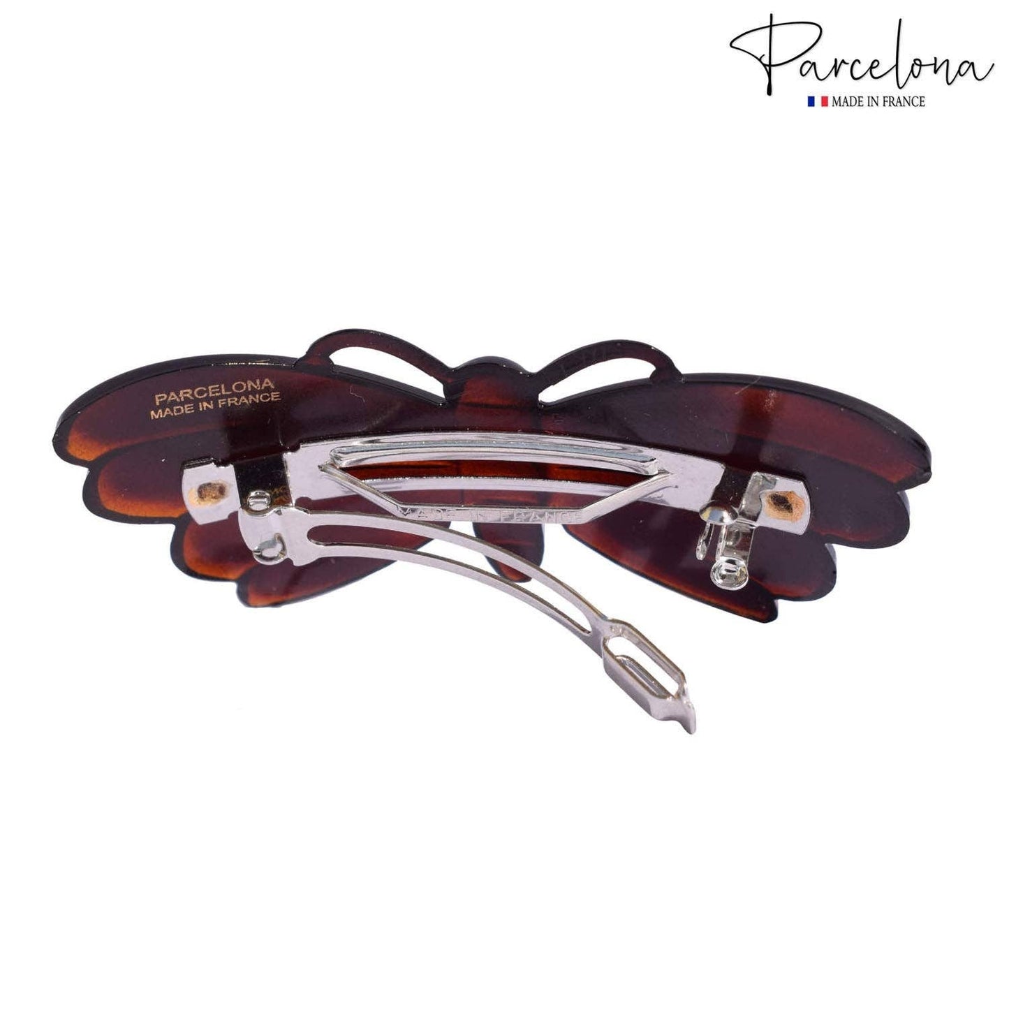 French Butterfly Shell Barrette