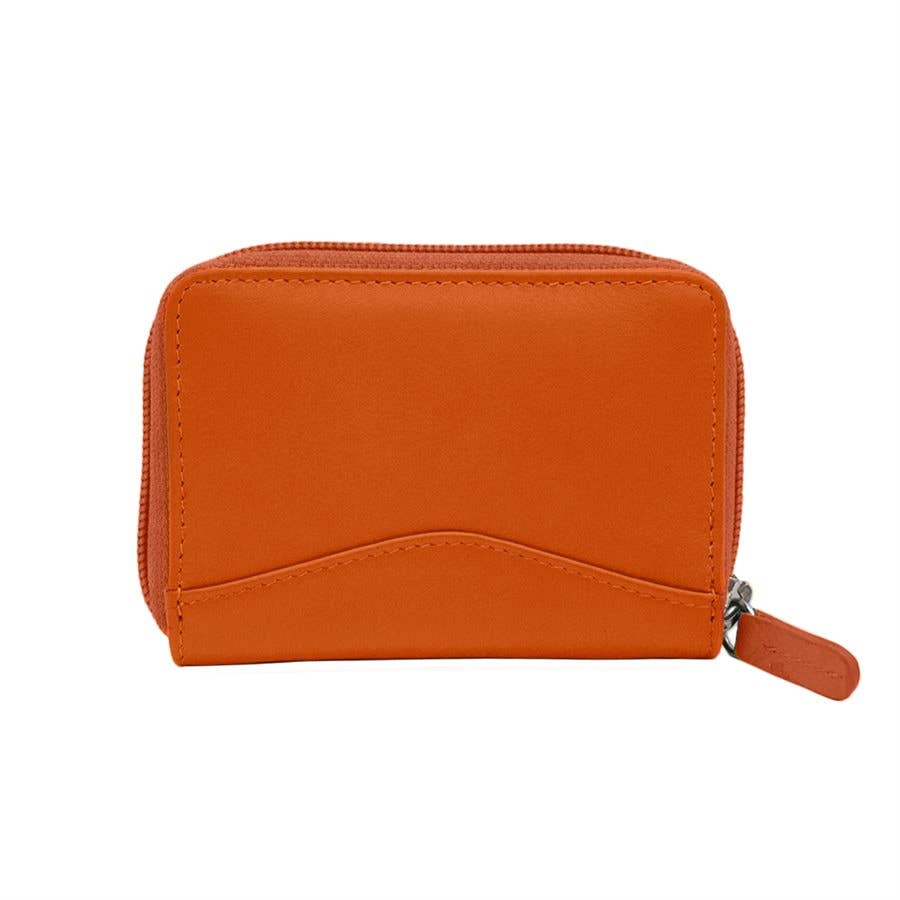Leather Accordion Card Holder
