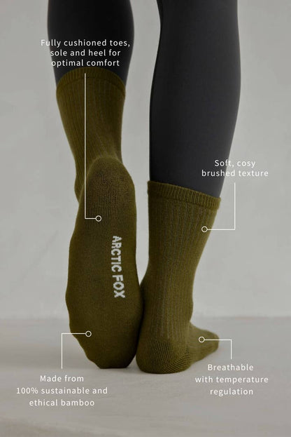 Cobalt Bamboo Arch Support Socks for Women