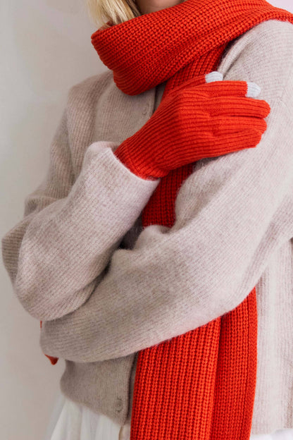 Chocolate Recycled Bottle Touchscreen Gloves