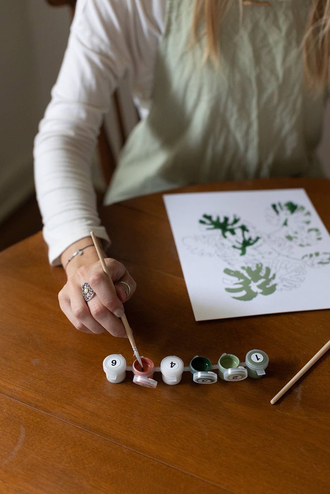 Sailboats at Sea Paint-By-Numbers kit