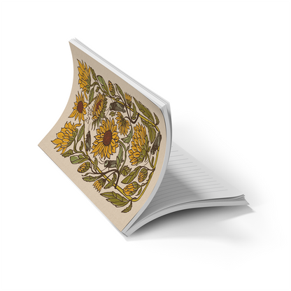 Sunflower Layflat Softcover Notebook