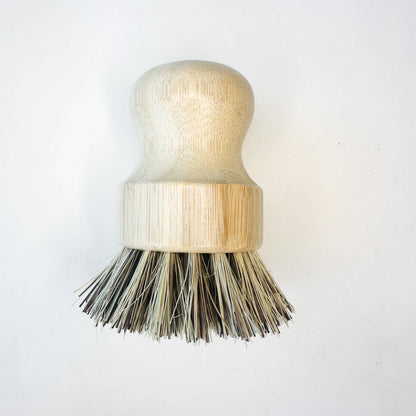 Natural Wood Pot Brush Eco Kitchen Scrubber