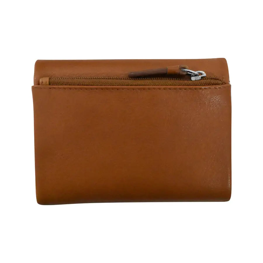 7105 Trifold Compact Wallet, Genuine Leather