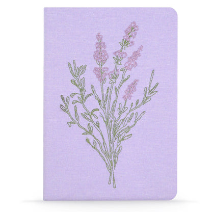 Lavender Bunch Embroidered Notebook