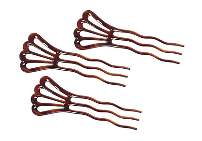 French Wavy Shell Hair Pin Stick