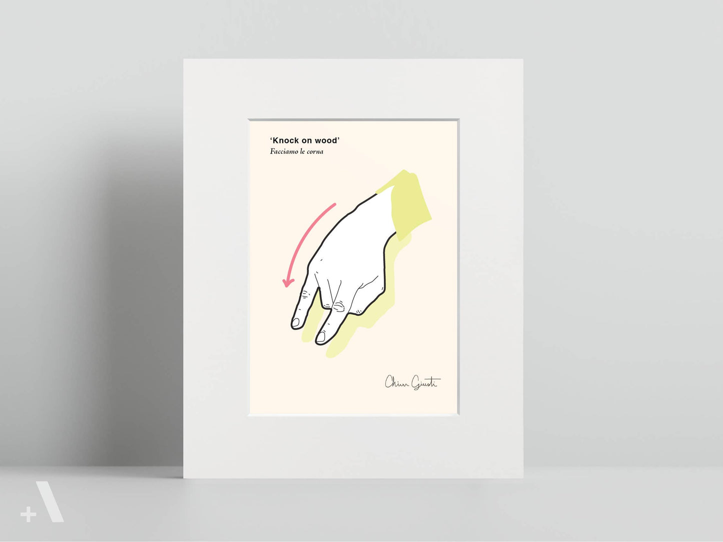 Italian Hand Gestures Illustrated Art Print