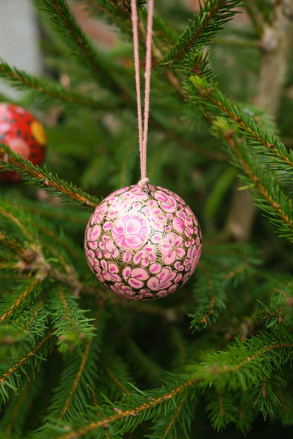 Lilac Florals Bauble