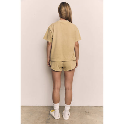 Mineral Washed Relaxed Cotton Tee