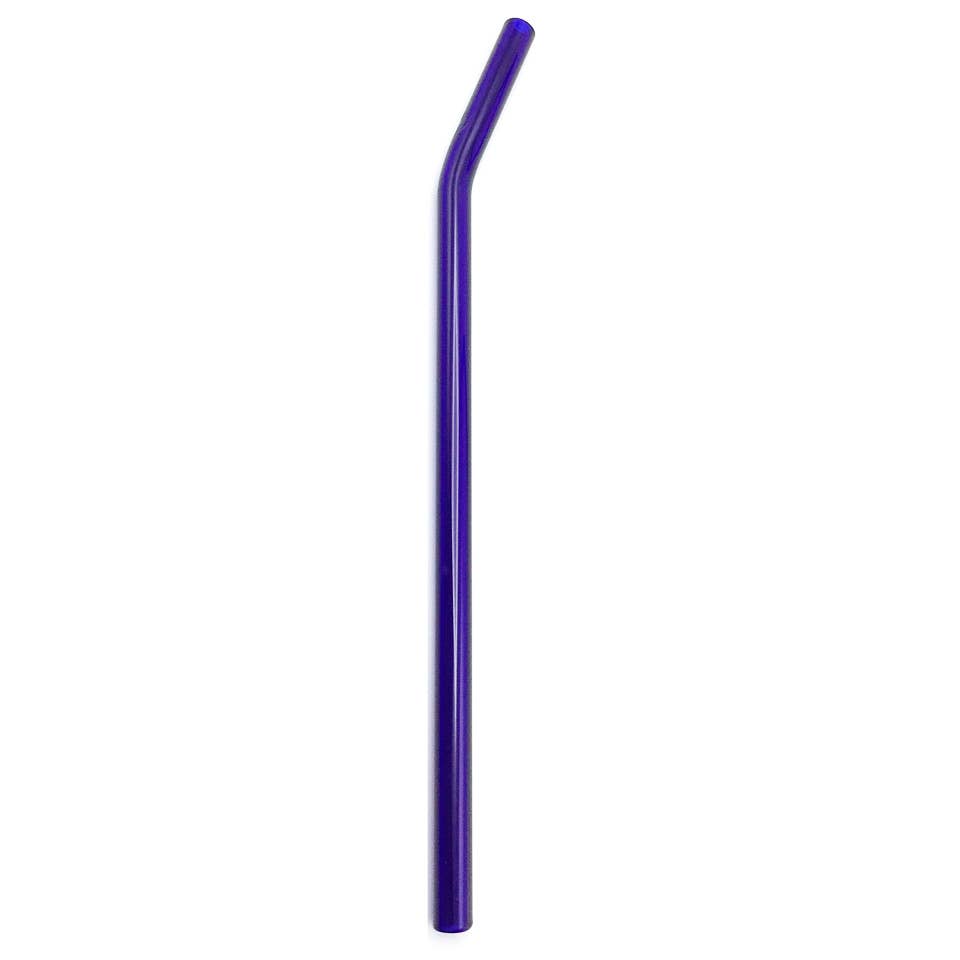 Reusable Glass Straws 9" x 8mm Bent