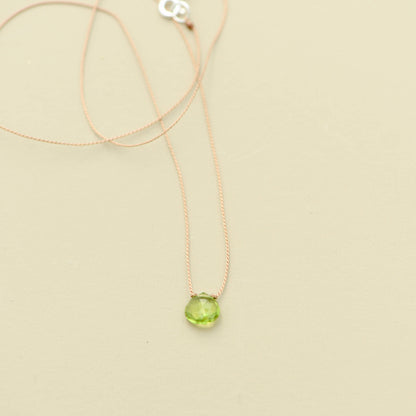 Delicate Teardrop Pendant Necklace