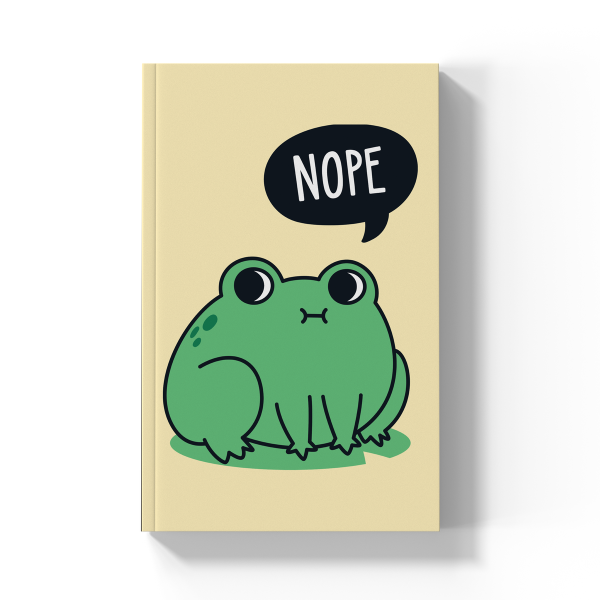 Nope Frog Layflat Notebook