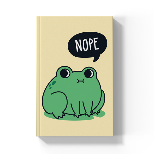 Nope Frog Layflat Notebook