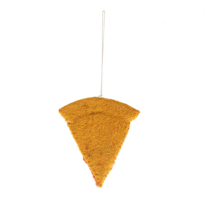 Felt Pizza Slice Christmas Ornament, NYC