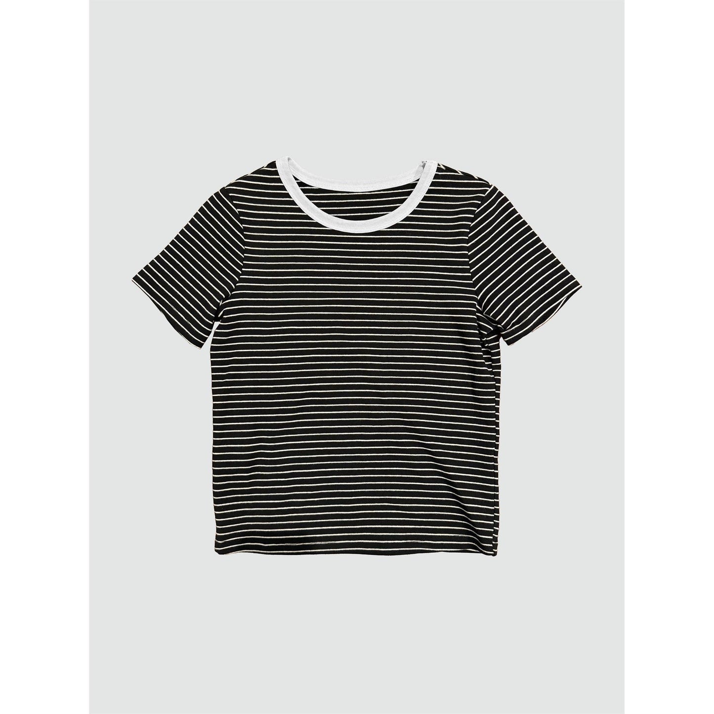 STRIPED COTTON TEE