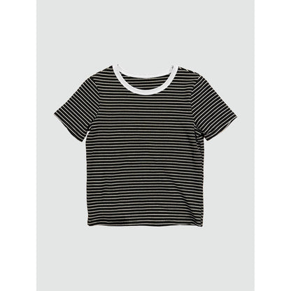 STRIPED COTTON TEE