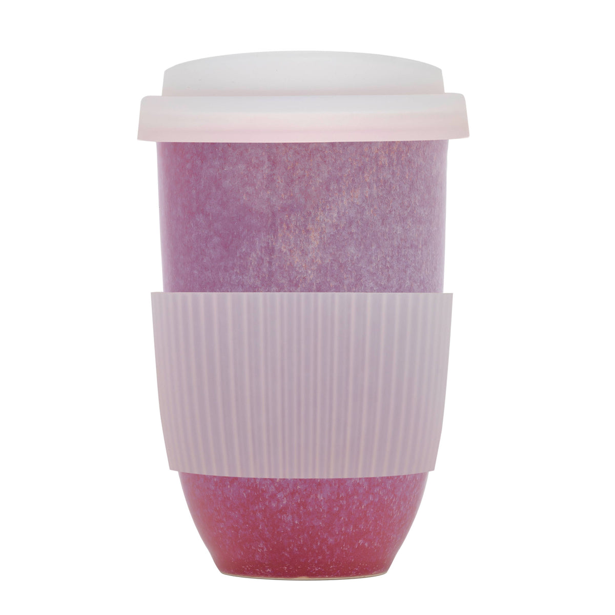 AstralBloom 12oz Ceramic Travel Mug with Lid